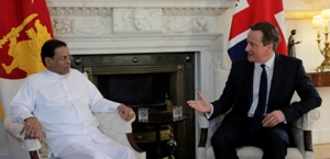 president sirisena british pm 10mar2015