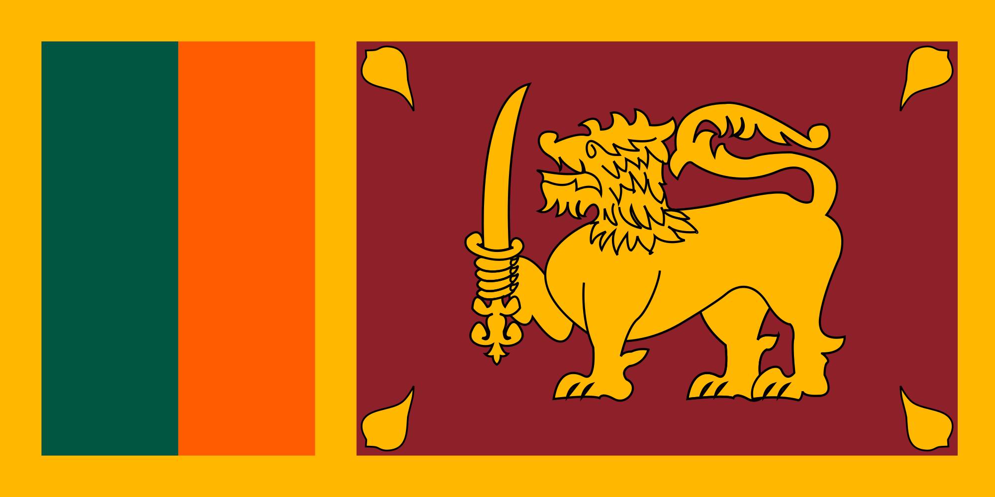 flag of sri lanka